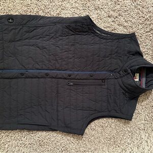Relwen Windzip vest mens large navy